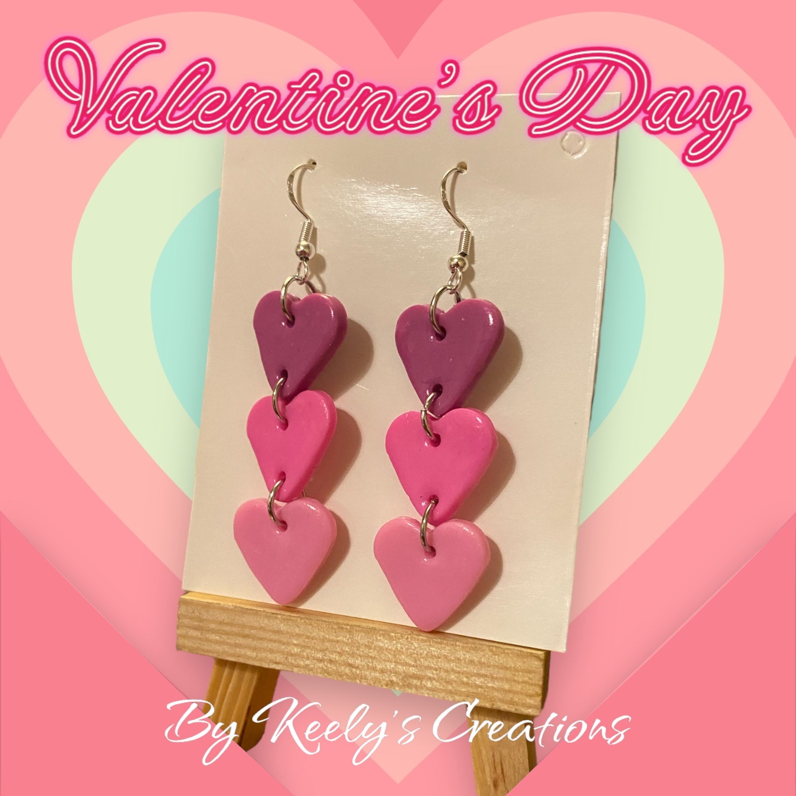 Earrings & Studs | Valentines Day Special Kawai Heart Earrings | Freeup