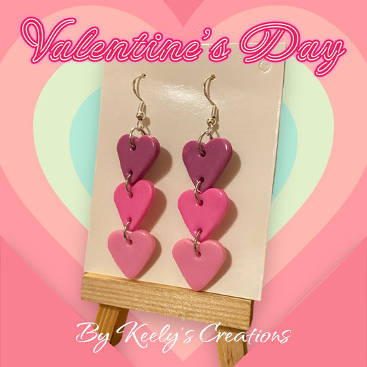 Valentine’s Day Heart Earrings