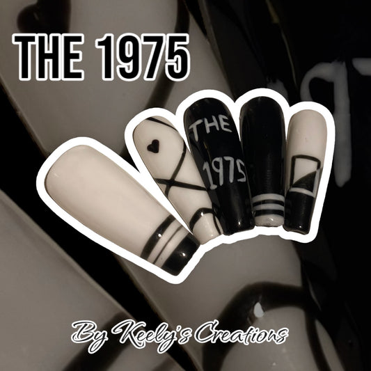 The 1975 inspired nails