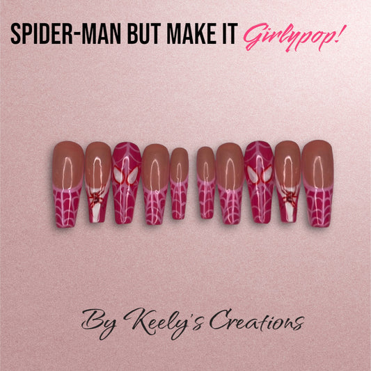 Spider-Man inspired Nails