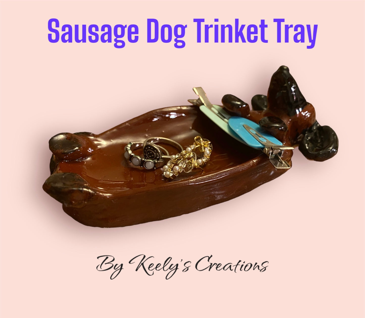 Sausage Dog Trinket Tray
